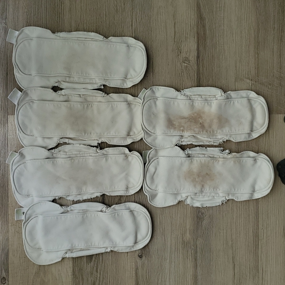 Grovia Hybrid Cloth Diaper 100% Cotton Soaker Inserts
